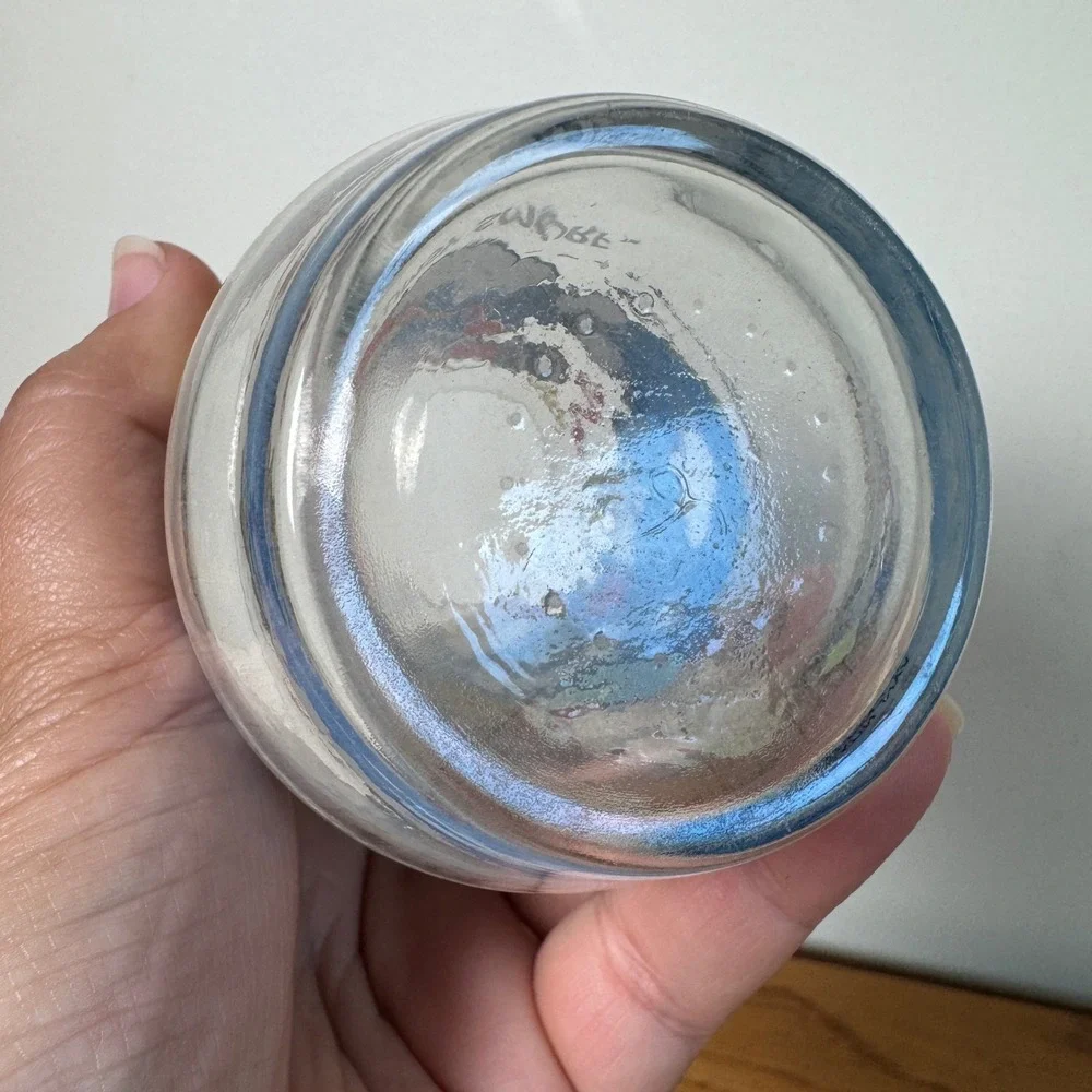 Vintage 1983 Clumsy Smurf Glass‎ Peyo Wallace Berrie Drinking Glass